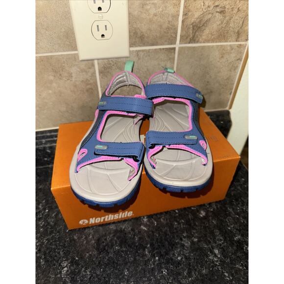 NEW Northside Riverside II Sport Sandals Girls' Adjustable Outdoor Sandal - Picture 1 of 4